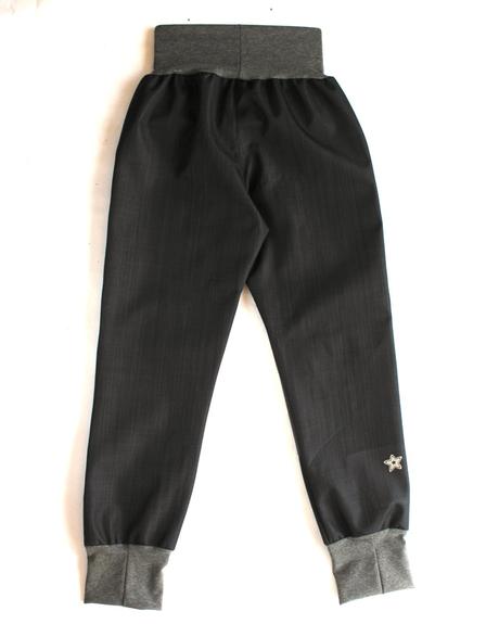 Uni, jarné softshellky s vreckami a kolenami, 104 - 152