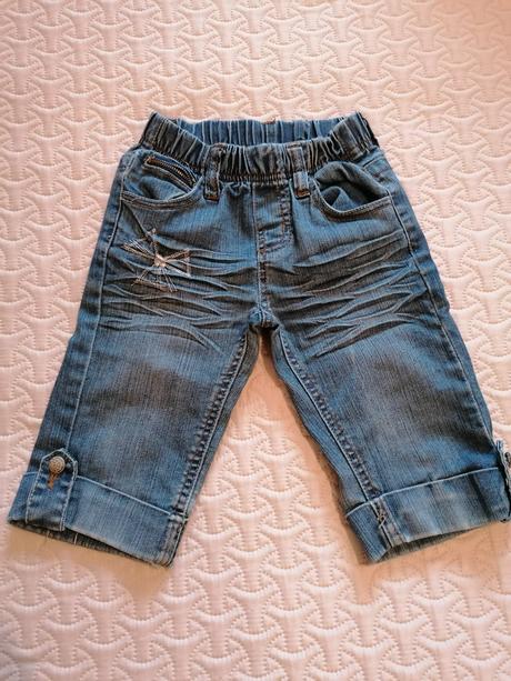 Dievčenské riflové kraťase, 110