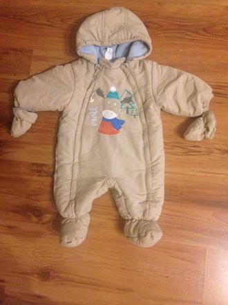 Detský zimný overal, c&a,68