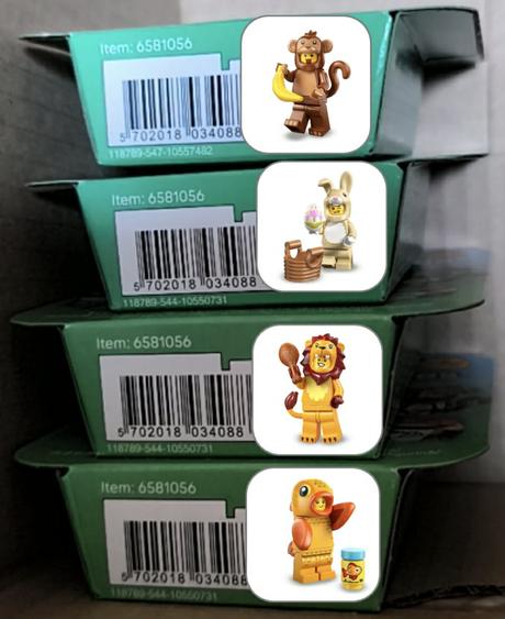 Komplet sada lego minifigúrky 71051 28. séria (z, 