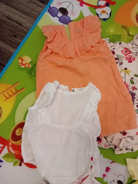 Balík letného oblečenia dievčatko v. 74, 68–80