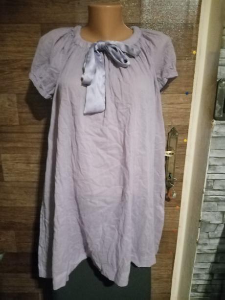 Dámske šaty alebo predĺžena blúzka, l