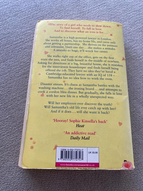 The undomestic goddess autori sophie kinsella,