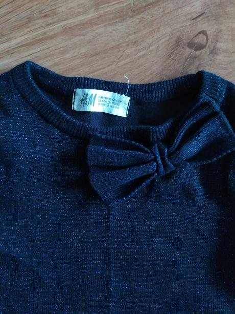 Trblietavé šaty, h&m,110