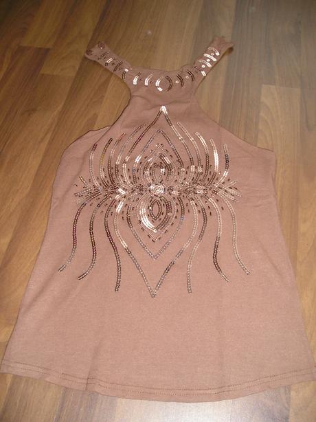 Bledohnedé tielko, m