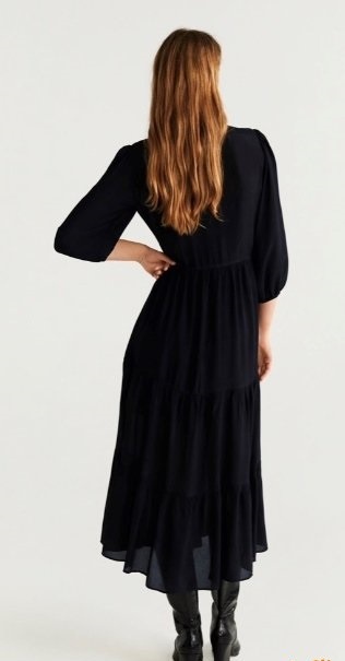 Trendy šaty z viskózy zn. mango, mango,36 / 38 / m / s