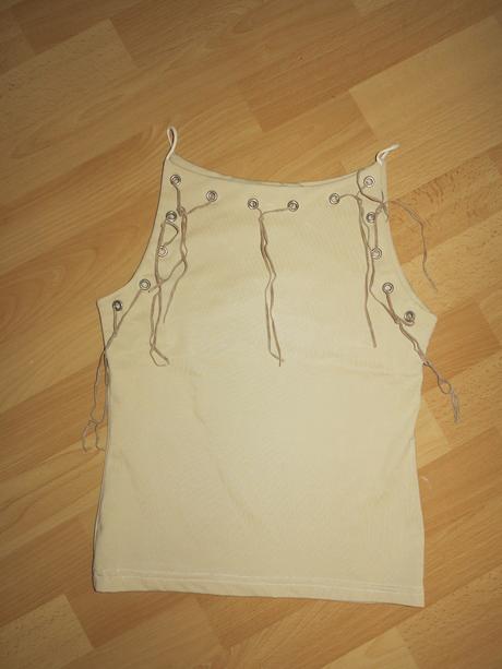 Frajerský bledohnedý top, s