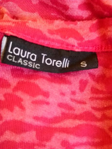 Dámsky bordovo ružový top, motív, laura t., s, s