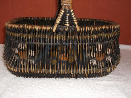 Retro prútený košík, 