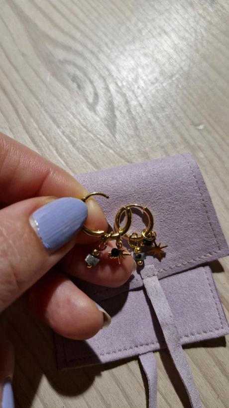 Náušnice s príveskami s labraduritom, 