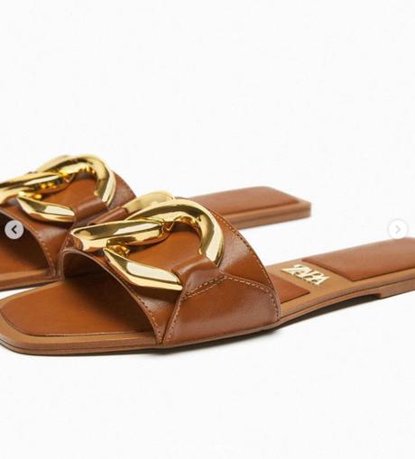 Nádherné kožené šľapky značky zara, zara,37