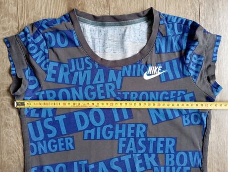 Sivomodré tričko nike, nike,xs