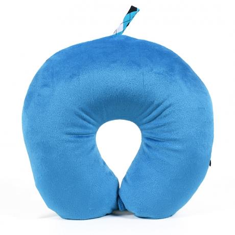 Masážny cestovný vankúš so škótskym vzorom,