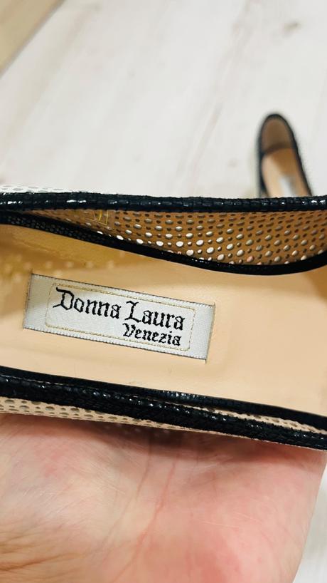 Bielo-čierne topánky 36 1/2, 36