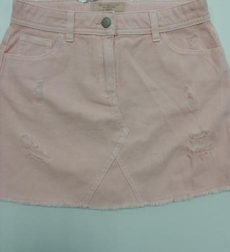 Ružová rifľová sukňa next, next,146