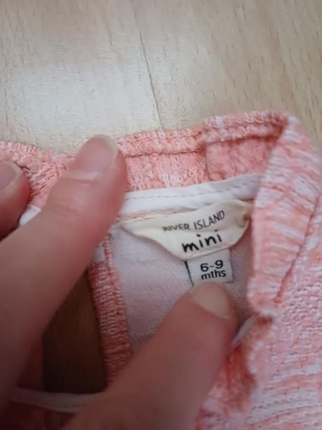 Nádherné elegantné šatičky v.74/ 6-9mesiacov, river island,74
