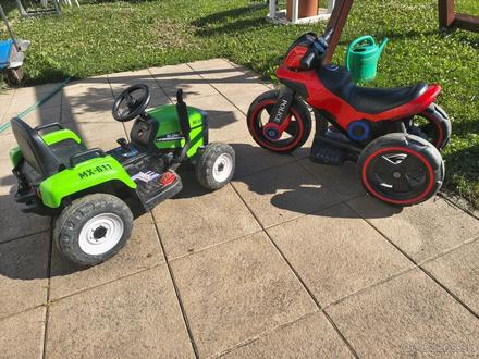 Elektricka motorka+elektrický traktor, 