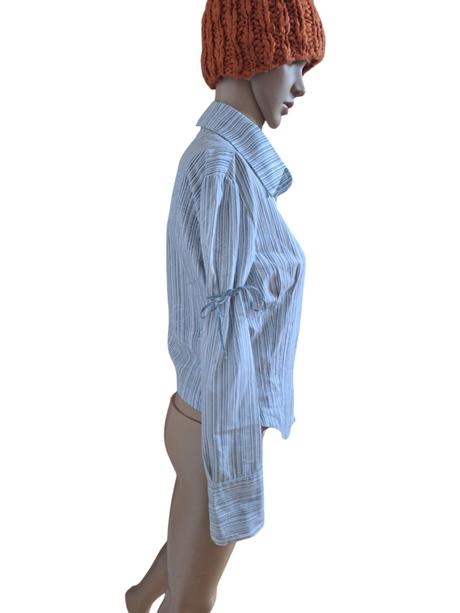 Dámska blúzka so šnúrkou na rukávoch, 38