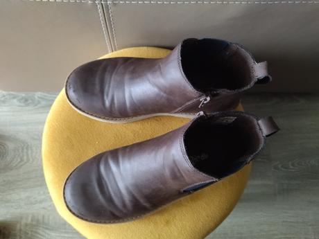 Kožené kotníkové topánky, 33