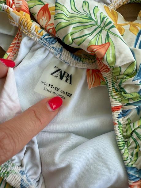 Plavky s volánom zara 152, zara,152