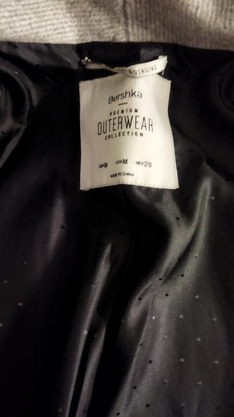 Dámský kabát, bershka,m