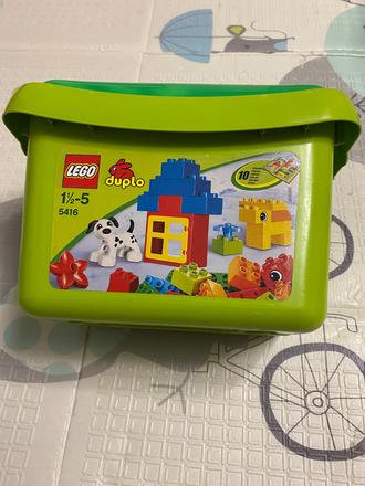 Lego duplo box s kockami a psík 5416, 