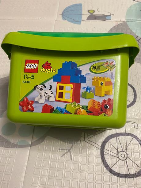 Lego duplo box s kockami a psík 5416, 