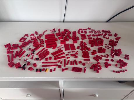 Lego červené, 