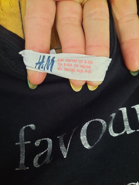 Dievčenské tričko, h&m,134