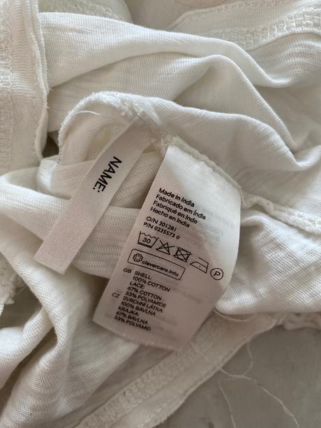 Tričko s krajkou, h&m,158