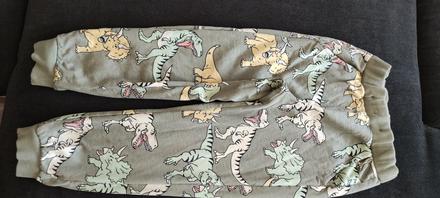 Tenké dino tepláky 116, lindex,116