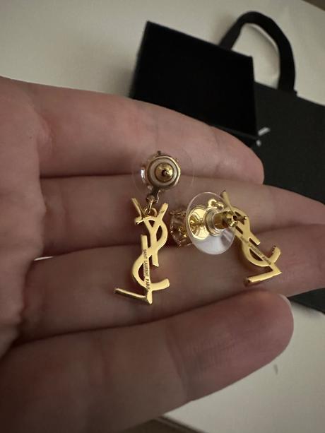 Nové nenosené náušnice ysl, yves saint laurent