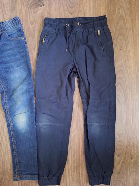 Rifle  + tenšie nohavice, 128