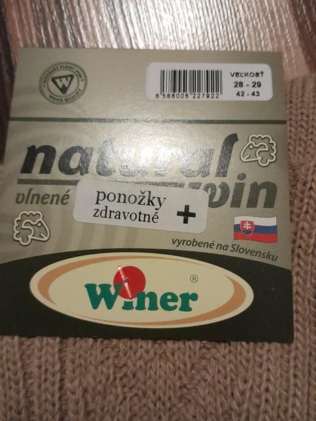 Predám vlnené ponožky, 42