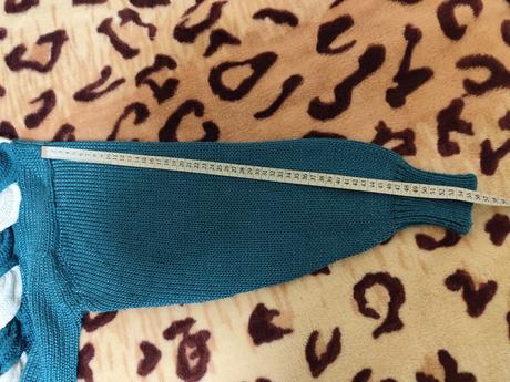 Retro zeleny pulover, pekne sedi, velkost 36/38,s, 36