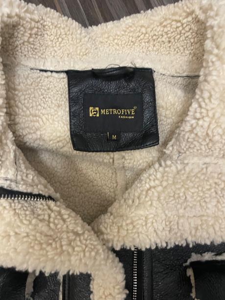 Štýlová čierna bunda, m