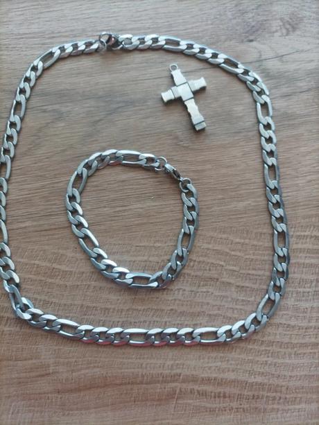 Set retiazky+ prívesok chirurgická oceľ, 