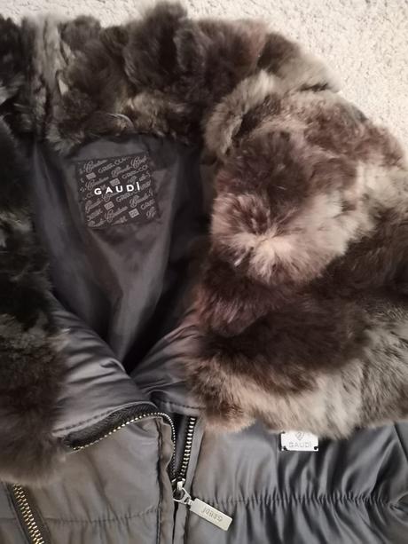 Prechodný kabátik gaudi s pravou kožušinkou, gaudi,s