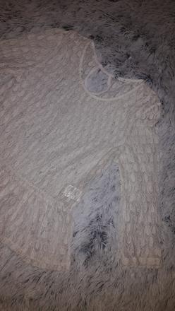 Transparentna bluzka s peplum s/m, cubus,s