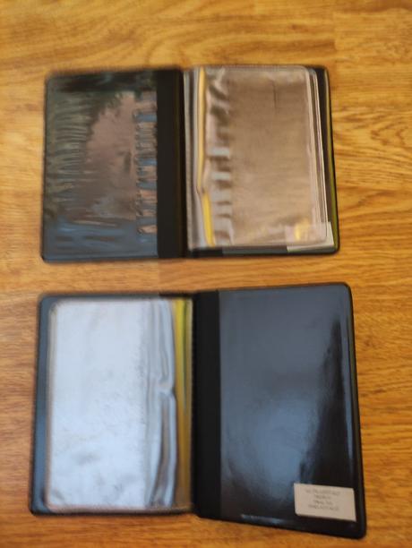 Obaly na doklady, karty alebo vizitky,