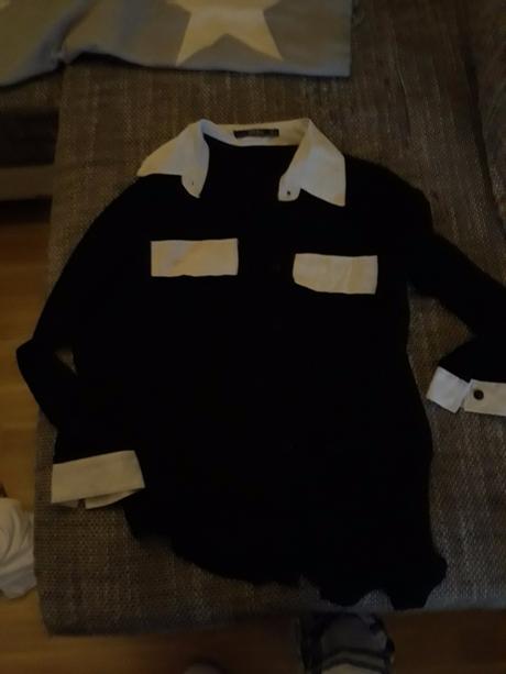 Cierno biela bluzka , l