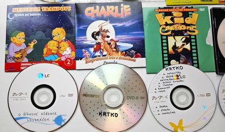 Rozne video rozpravky pre deti, dvd, vcd, 