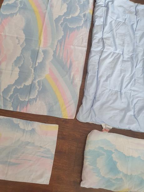 Paplónik a vankúšik plus retro obliečky, šírka (cm): 60,dĺžka (cm): 110