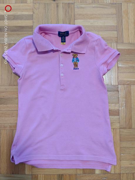 Ralph lauren bear originál dievčenské tričko 8-10, ralph lauren,140