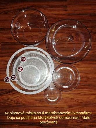 Misky s membránovými vrchnákmi, 