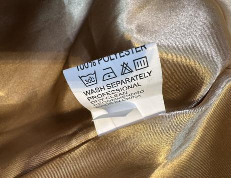 Dlhý žíhaný kožuch, xl