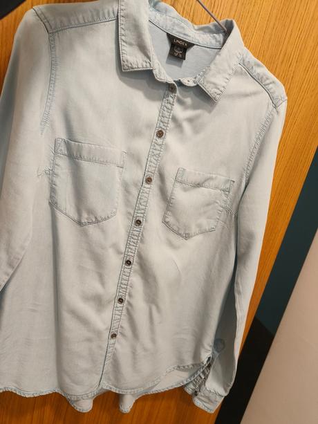 Džínsová košeľa, lindex,s