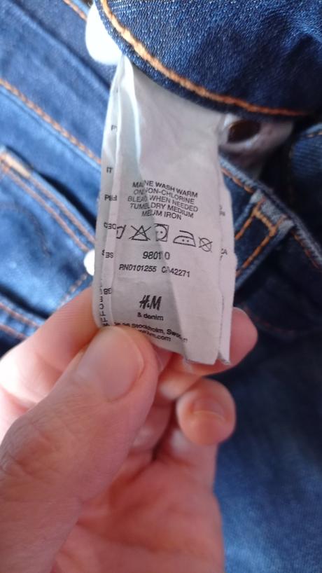 Rifle rovného strihu, hm, veľkosť 28, h&m,m