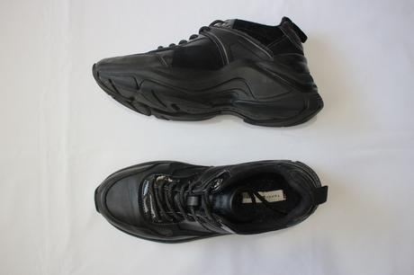 Dámske kožené zateplené tenisky čierne prechodné, tommy hilfiger,39