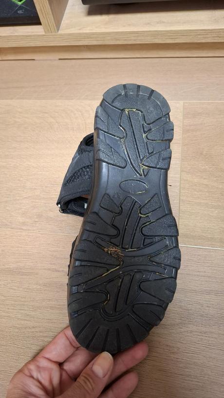 Sandale 37,  2x sme mali na nohe, 37